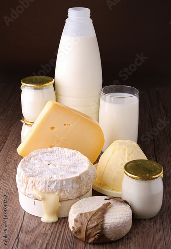 produits laitiers photo