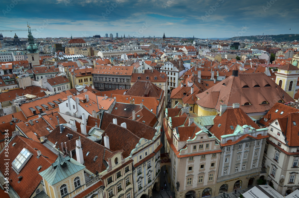Les toit de Prague