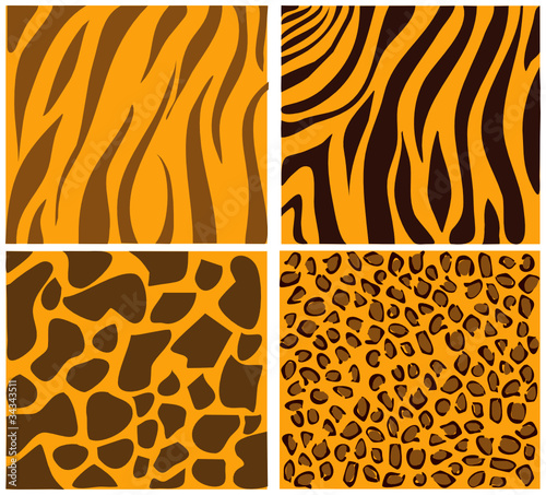 tiermuster set svg