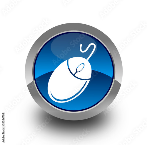 Mouse glossy icon