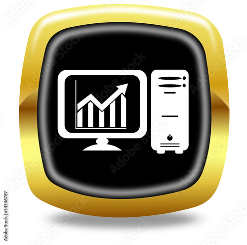 Pc glossy icon