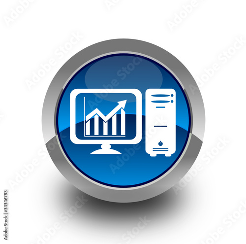 Pc glossy icon