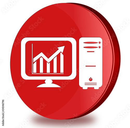 Pc glossy icon