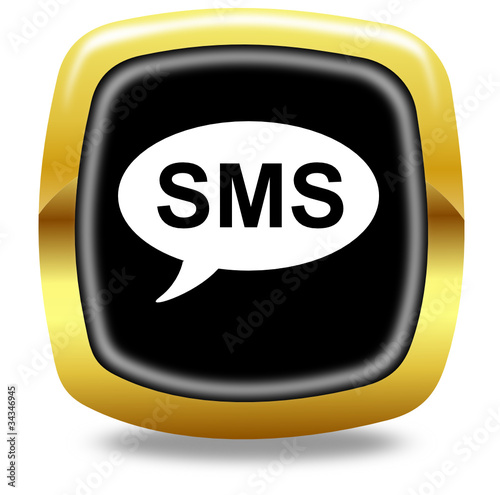 Sms glossy icon