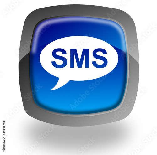 Sms glossy icon