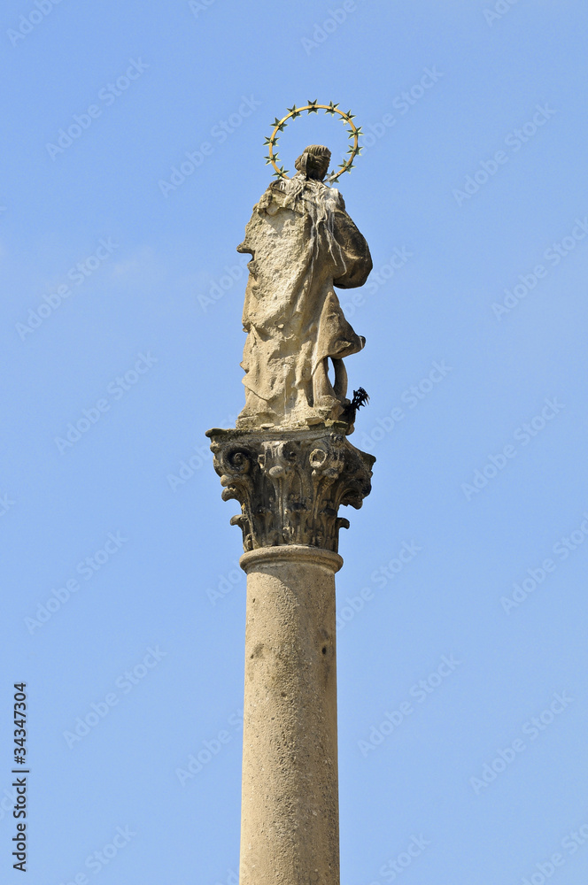 Mariensäule, Pestsäule, Stribro, Tschechien