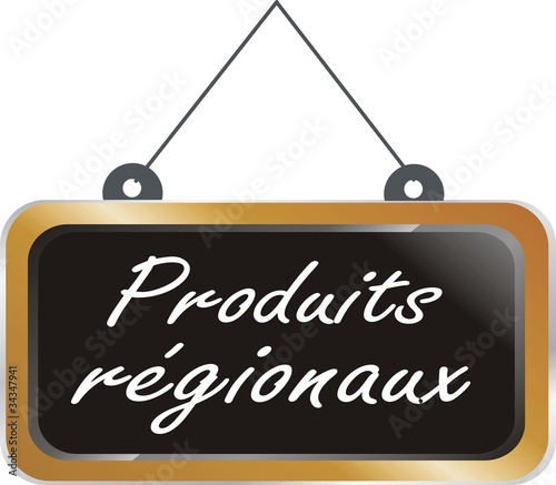 pancarte bois produits régionaux