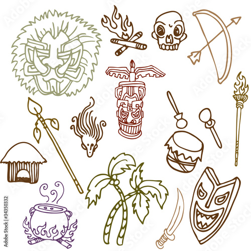 Primitive Tribal Objects