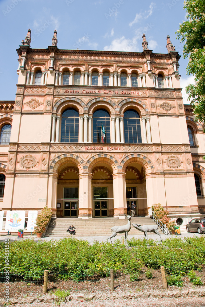 Natural historical museum in Milan