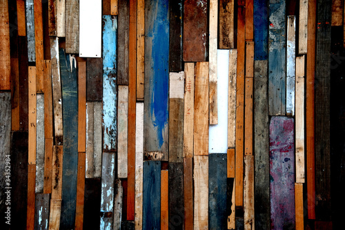 Color wood wall background
