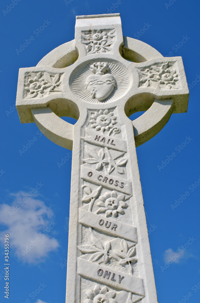 Irish celtic cross with celtic designs Irish celtic cross with celtic designs