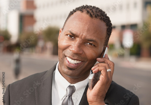 Businessman On Phone