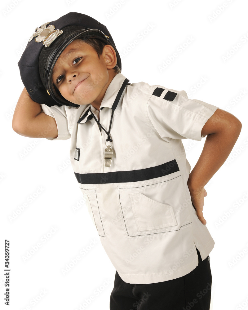 Goofy Young Policeman