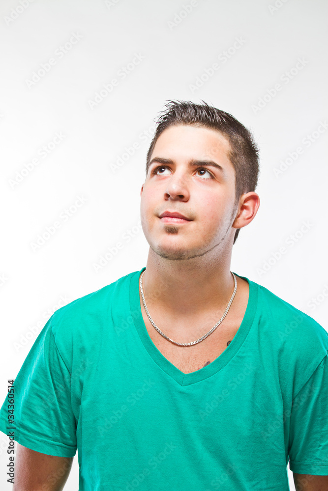 Candid young man Candid young man