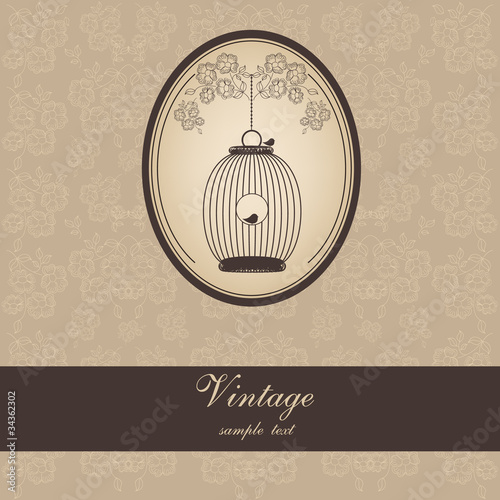 vintage design with place for text