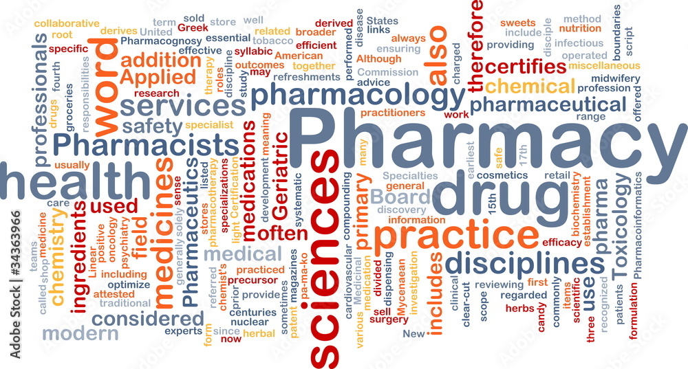 Pharmacy background concept