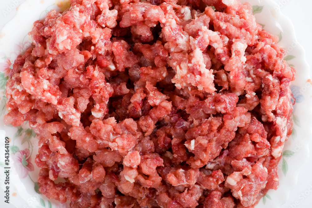 mince meat close up mince meat close up