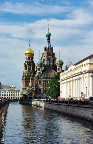 Spas-na-krovi cathedral. St.Petersburg  Russia.