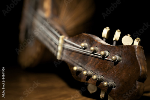 Closeup of mandolin photo