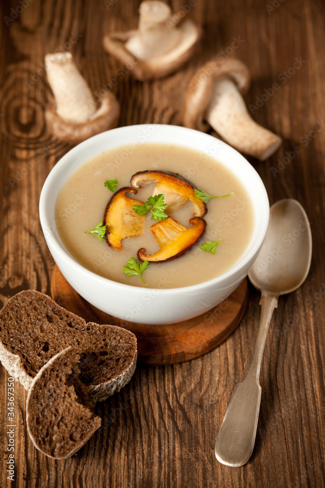 Mushroom soup Mushroom soup