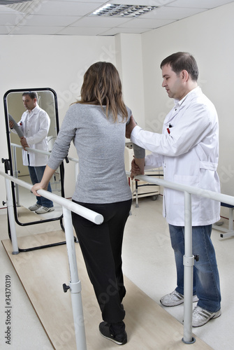 Physiotherapist With Patient