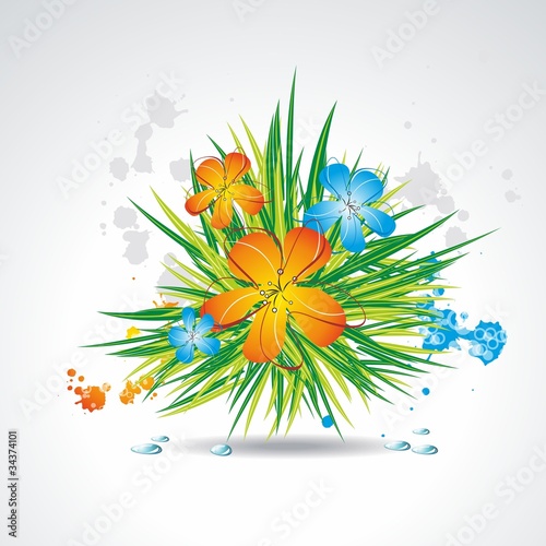 Cute floral background