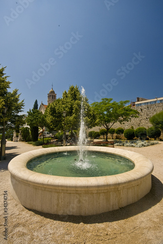 Fountain in the Robert Visiani park