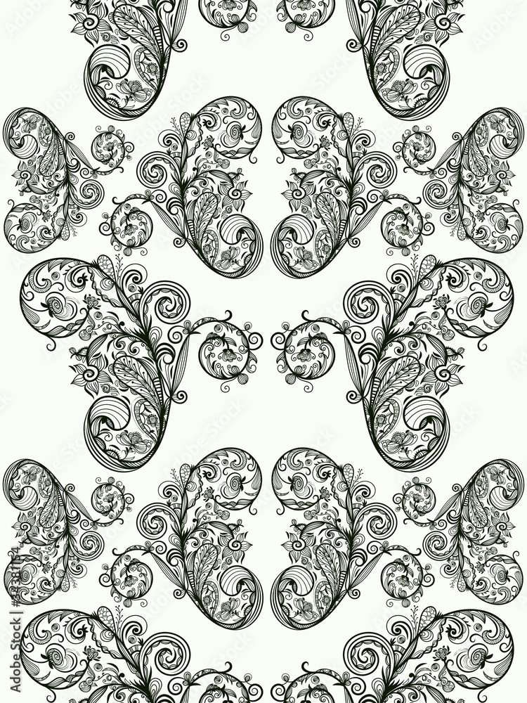 vector seamless floral pattern vector seamless floral pattern