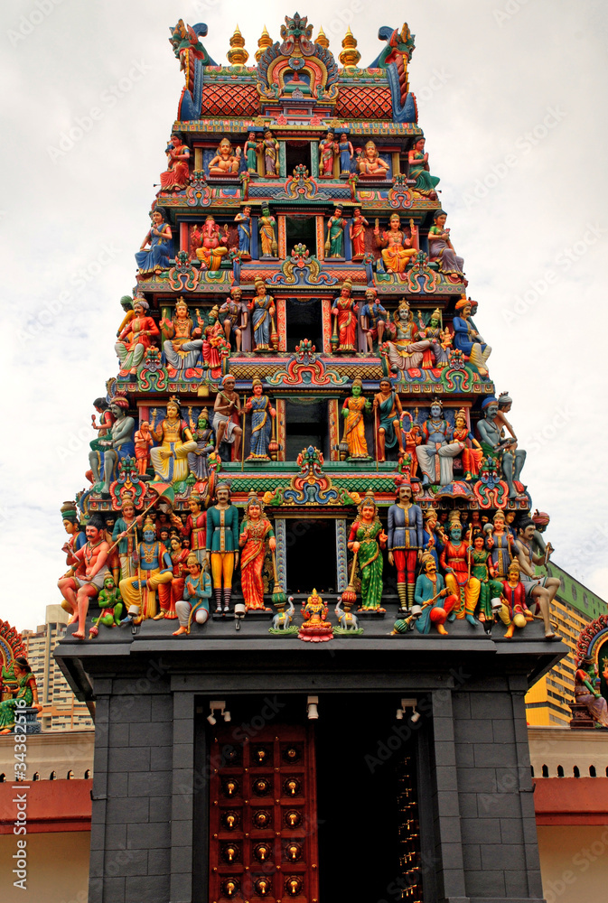 Fototapeta premium Hindu temple(Singapore)