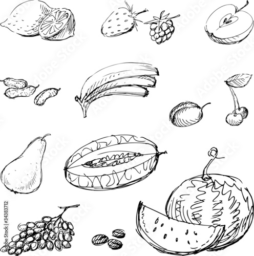 Drawn fruit