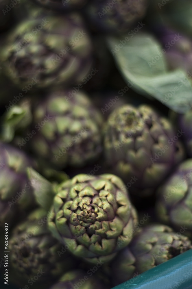 Obraz premium Artichauts au marché
