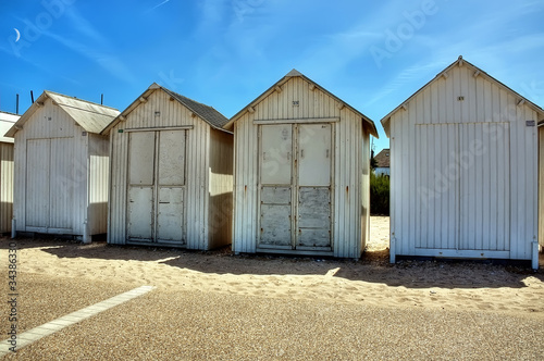 Cabines de plage - Bernieres-Sur-Mer