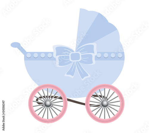 Retro children’s carriage