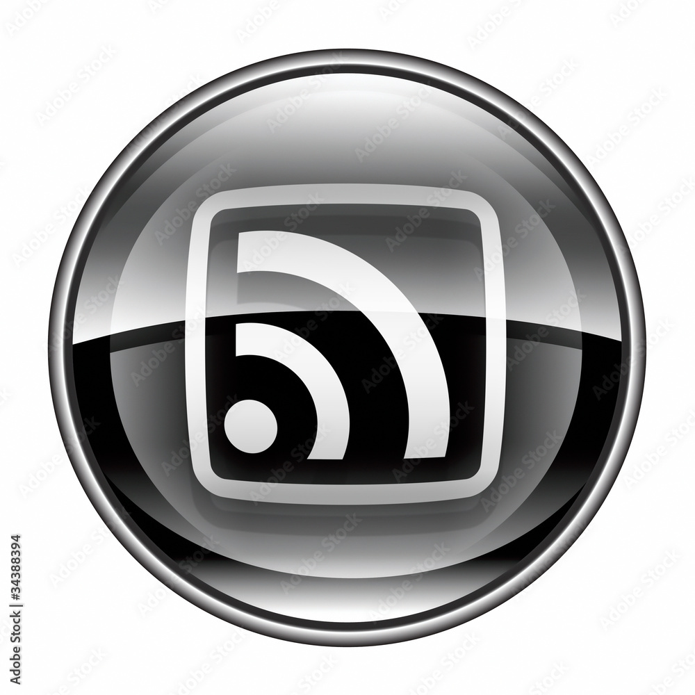 WI-FI icon black, isolated on white background WI-FI icon black, isolated on white background