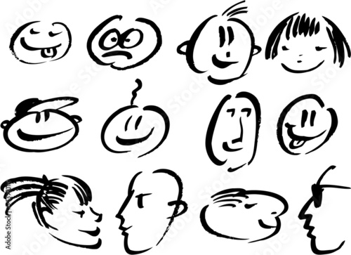 doodles faces