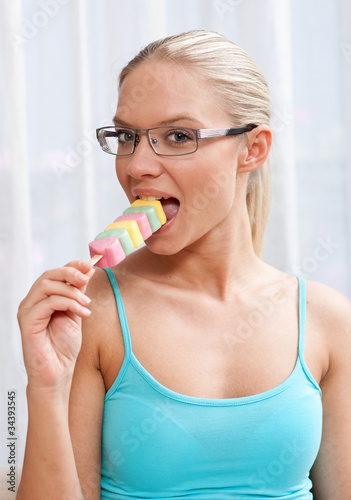 girl with ice cream