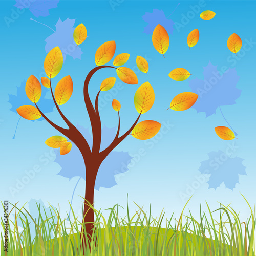 Herbstlicher Baum