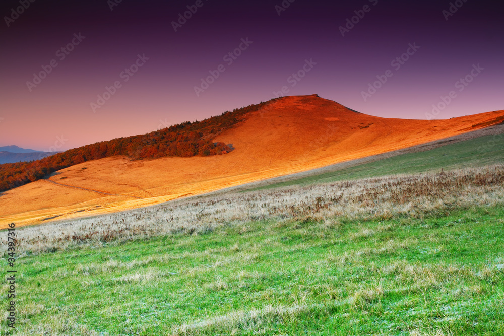 Fototapeta premium morning in mountains