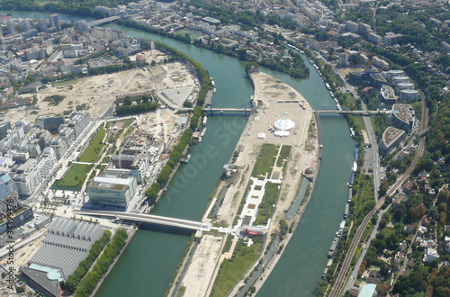 Région parisienne vue du ciel