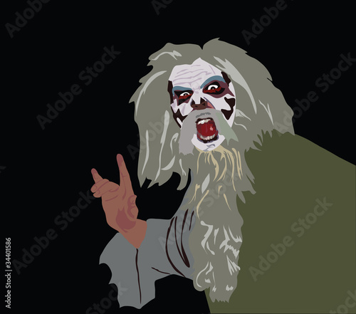 crazy old man