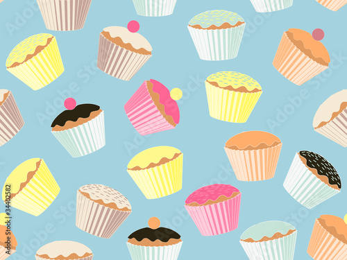 Cup cake background