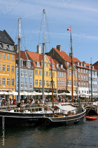 port de nyhavn copenhague danemark