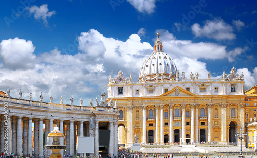 Fotografia St. Peter's Basilica, Vatican City.  Italy