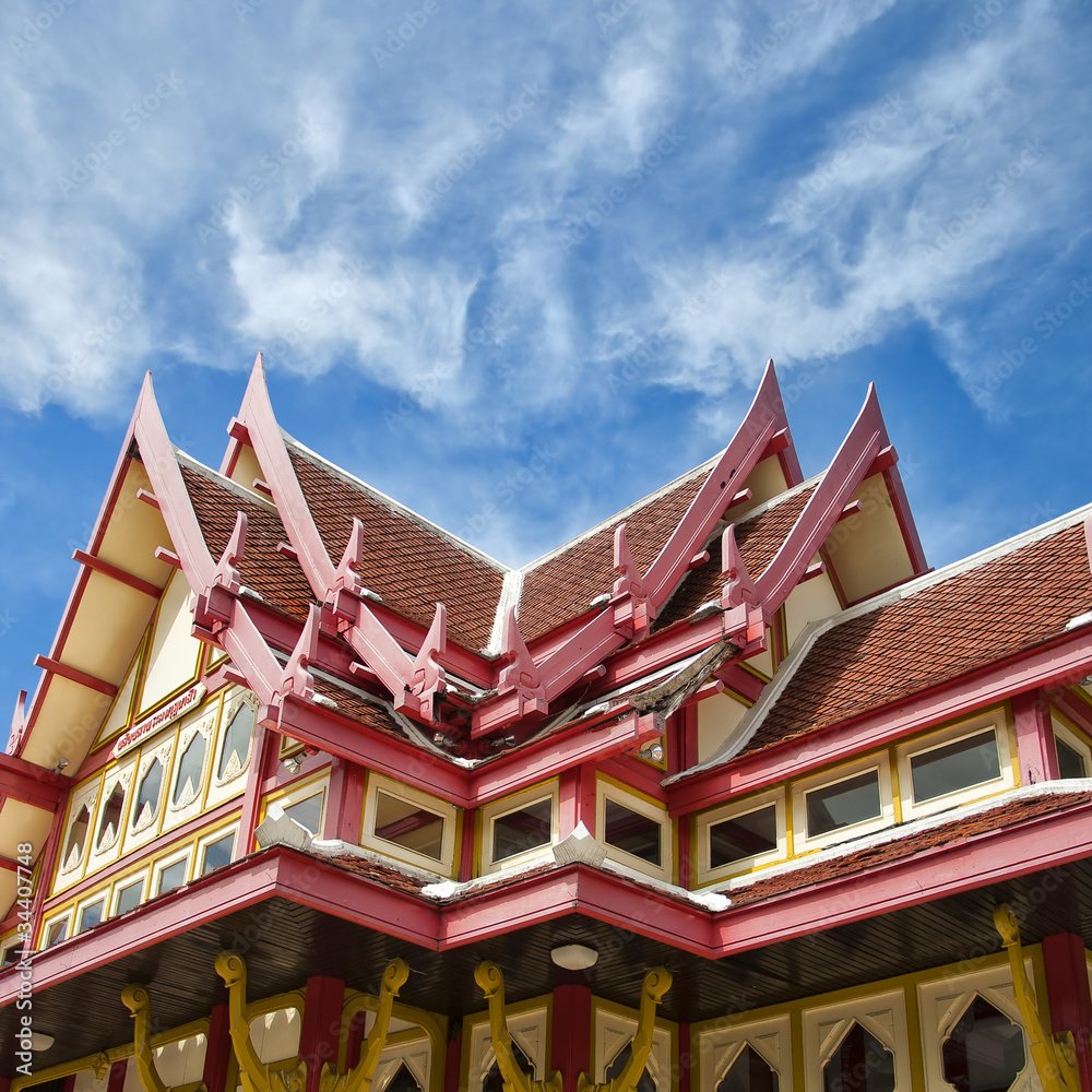 Fototapeta premium Hua Hin train station 04