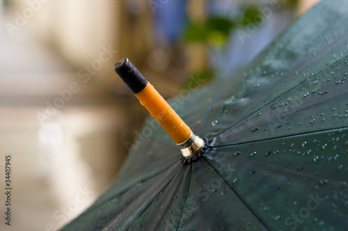 Fototapeta Naklejka Na Ścianę i Meble -  Umbrella with water droplets