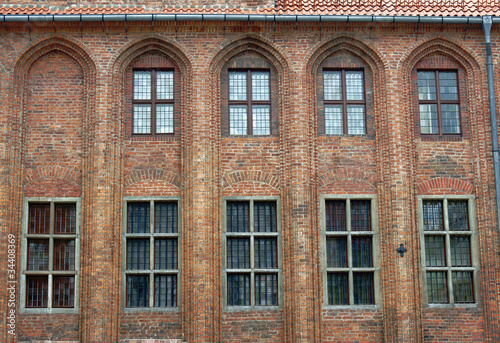 okna gotyckigo ratusza, Toruń, Polska