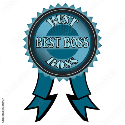 Best boss blue badge