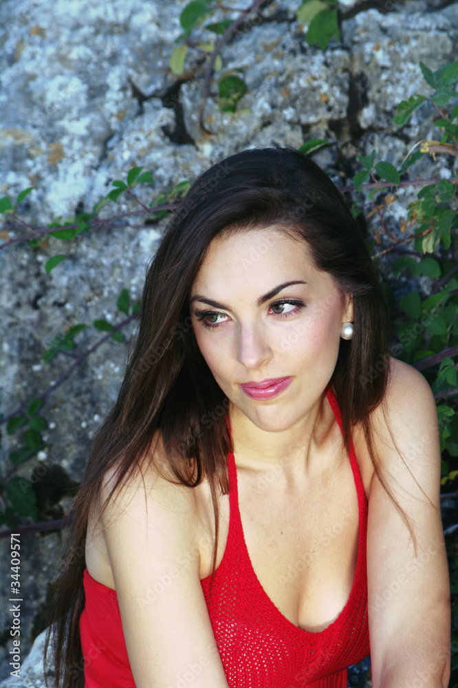In red.- Variation 7 In red.- Variation 7