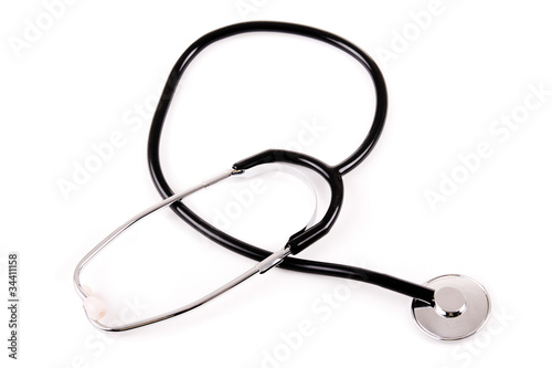stetoskop on a white background