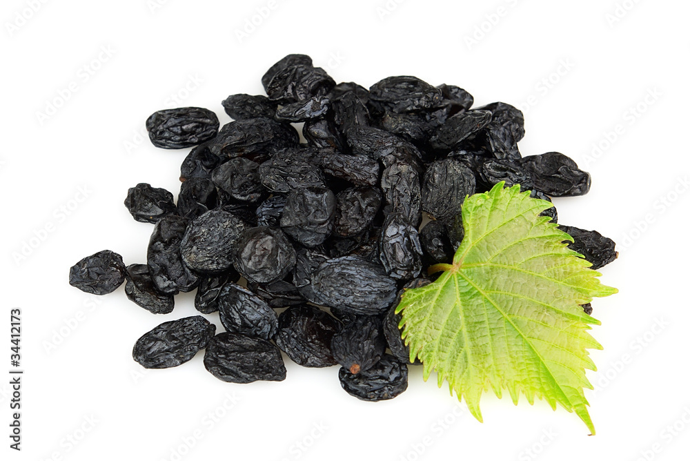Raisins with leaves Raisins with leaves